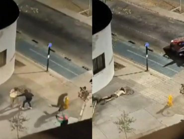 Violenta encerrona en Barrio República: Sujetos intimidaron con armas de fuego a hombre que se encontraba tendido en el piso