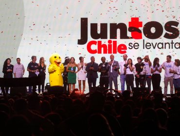 “Juntos, Chile se Levanta”: Evento benéfico en ayuda a los damnificados por los incendios logra reunir más de 5 mil millones de pesos