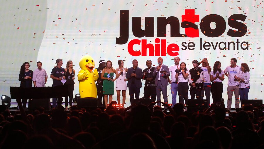 “Juntos, Chile se Levanta”: Evento benéfico en ayuda a los damnificados por los incendios logra reunir más de 5 mil millones de pesos