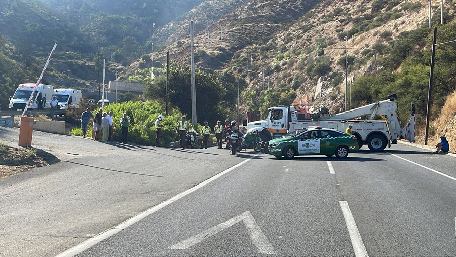 Accidente y posterior incendio obligó a cortar túnel Lo Prado: Tránsito ya normalizado