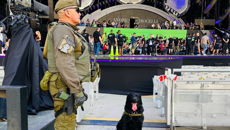 Once personas detenidas durante las dos primeras jornadas del Festival de Viña del Mar