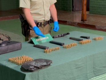 Velorio de alto riesgo en Renca deja tres detenidos con armas y municiones