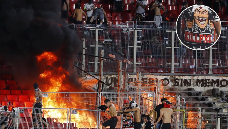 «Killpxe», la peligrosa facción quilpueína de la Garra Blanca que ha protagonizado incidentes en el Estadio Nacional y en Mendoza