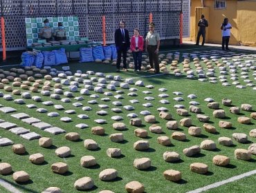 Incautan 807 kilos de droga en dos procedimientos realizados en la región de Antofagasta