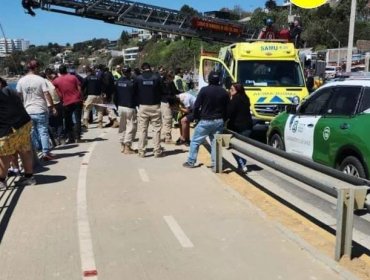 Una persona perdió la vida tras caer en roqueríos del sector Caleta San Pedro de Concón