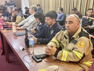 Senapred mantiene alerta roja para provincias de Valparaíso y Marga Marga por incendio en cerro Cordillera