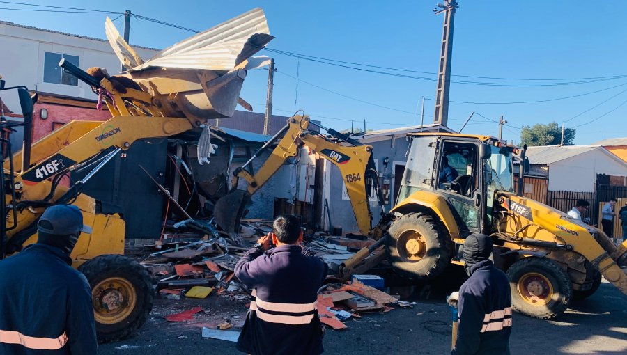 Operativo en toma de Maipú donde apareció cadáver de Ojeda, incluyó allanamientos y demoliciones