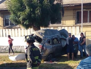 Violento accidente de tránsito moviliza a equipos de emergencia en Quilpué