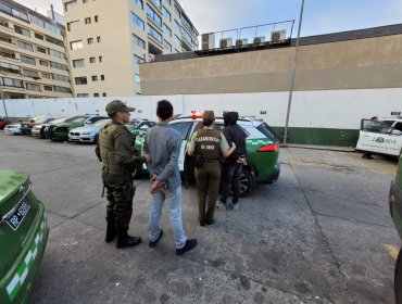 Robo de un automóvil a conductor de aplicación termina con dos detenidos en Viña del Mar