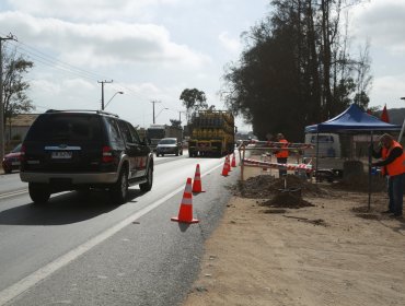 Municipio de Limache construye pórticos de televigilancia para regular la velocidad de los automóviles