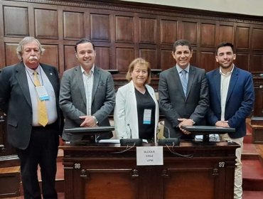 Cuatro Consejeros Regionales de Valparaíso representaron a Chile en Asamblea de la Unión de Parlamentarios del Mercosur