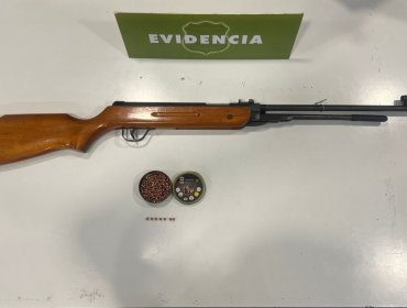 Detienen a adulto mayor que habría abusado y amenazado con un rifle a una censista en Lautaro