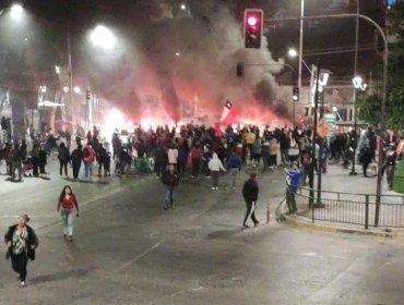 Una nueva manifestación realizaron personas que viven en megatoma de San Antonio en rechazo a inminente desalojo