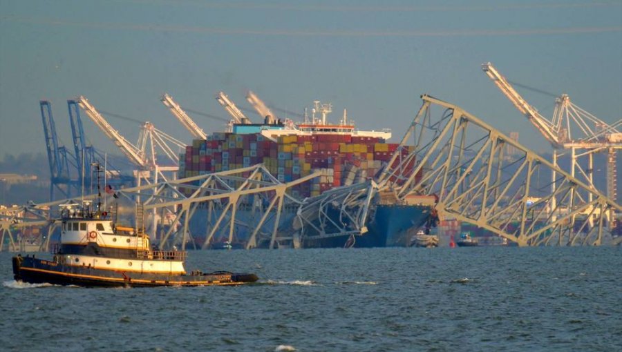 Barco que derribó puente en Baltimore fue revisado por última vez en Chile, donde presentó serias deficiencias