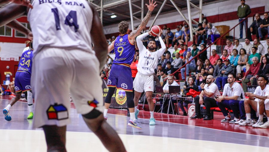 Los Leones de Quilpué trepan al tercer lugar de la Liga de Básquetbol a semanas de los playoffs