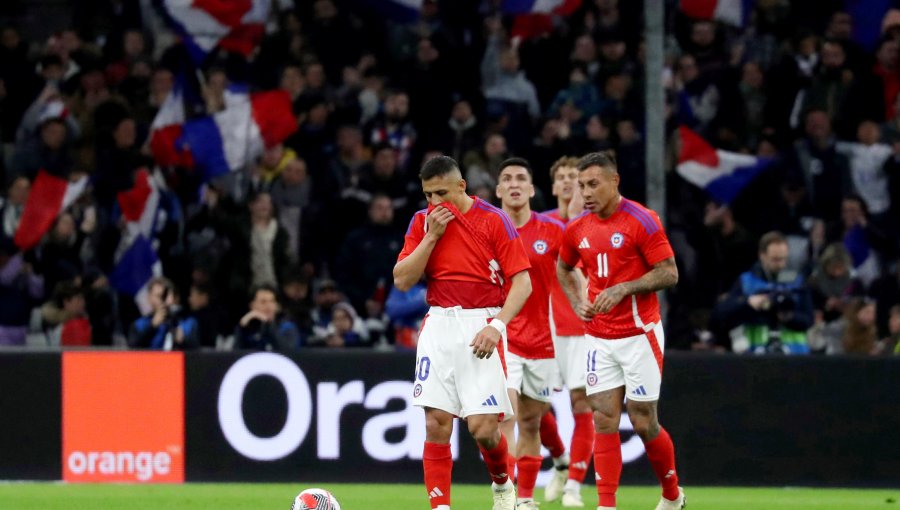 Un combativo Chile cayó ajustadamente ante Francia en amistoso por fecha FIFA