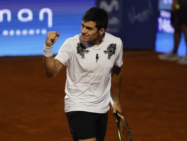 Cristian Garin salvó tres puntos de partido para avanzar a octavos de final del Challenger de Girona