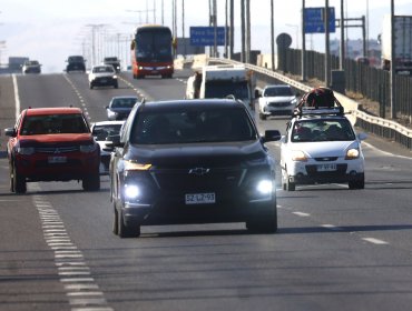 Más de 86 mil vehículos han retornado a la Región Metropolitana tras fin de semana largo
