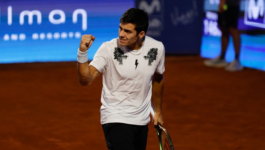 Cristian Garin derribó al 37 del mundo y avanza a cuartos de final en Estoril