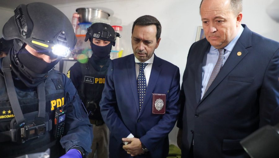 Con más de mil funcionarios de la PDI realizan masivo operativo en búsqueda de la banda de crimen organizado «Los Trinitarios»