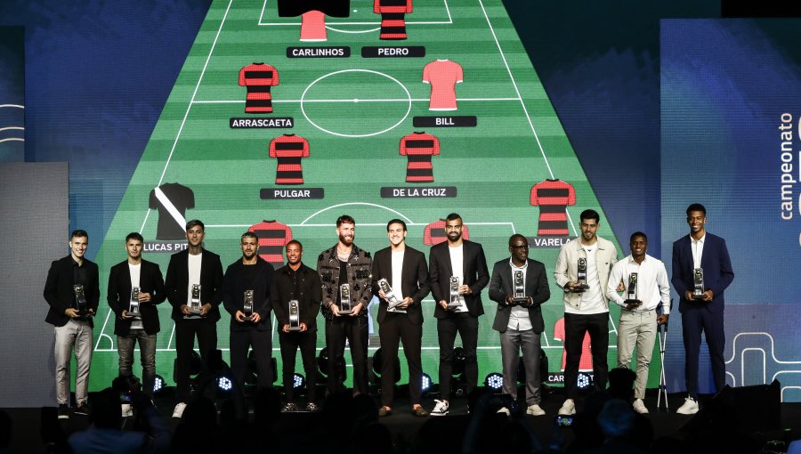 Erick Pulgar fue incluido en el once ideal del Campeonato Carioca que ganó el Flamengo