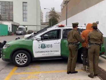 Por delito de abuso sexual a dos menores de edad, Carabineros detuvo a sujeto en pleno centro de Viña del Mar