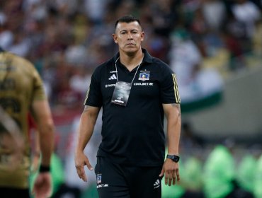 Jorge Almirón tras derrota de Colo Colo ante Fluminense: "La jugada del gol anulado me pareció dudosa"