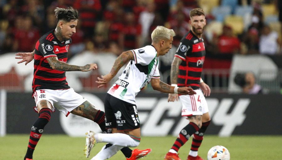 Palestino pierde con Flamengo y complica sus opciones de avanzar en Copa Libertadores