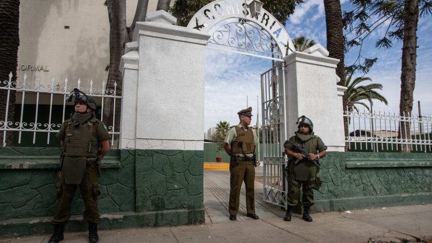 Se refuerza seguridad en Comisaría de Quinta Normal tras amenazas por detención de involucrados en muerte de teniente Sánchez