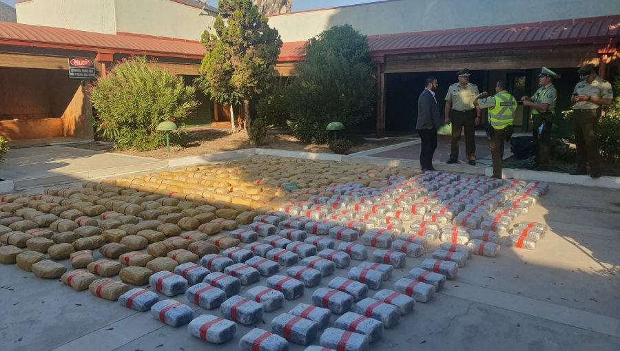 Droga avaluada en 2.500 millones de pesos fue decomisada por Carabineros en Hijuelas