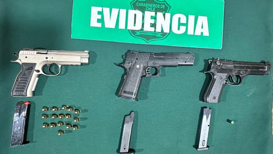 Seguimiento controlado termina con un sujeto detenido al ser sorprendido con armas y municiones en Concón