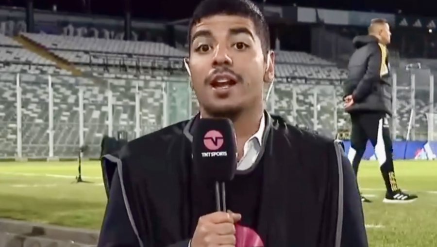 Joven periodista de TNT Sports ha sido blanco de críticas y amenazas tras chascarro que molestó a los hinchas de Colo-Colo