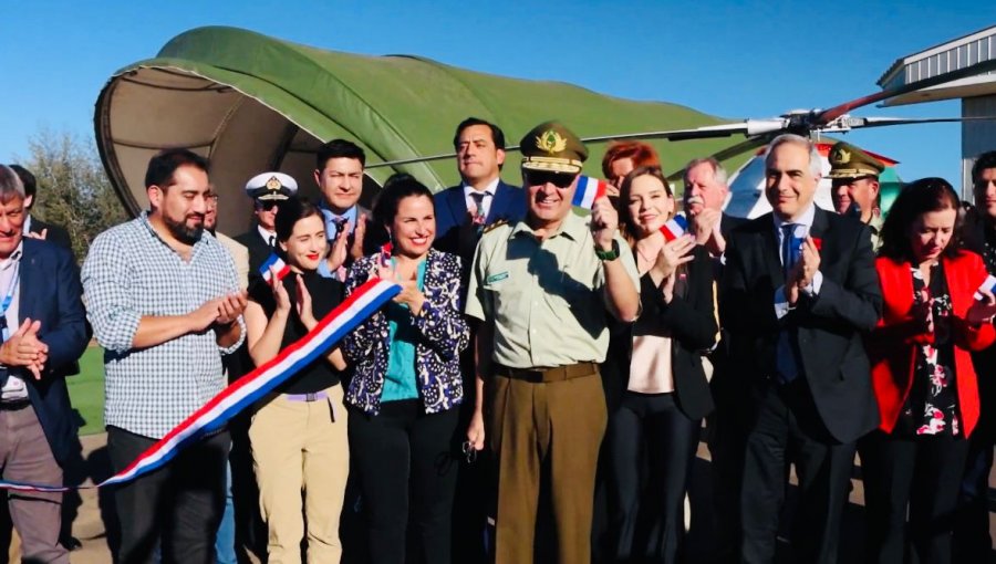 General Director de Carabineros inaugura dependencias de la nueva Sección Aérea de Valparaíso