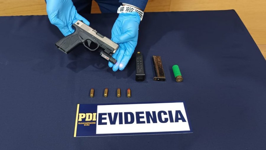 Venezolana irregular en Chile fue detenida por porte ilegal de armas y municiones en San Antonio