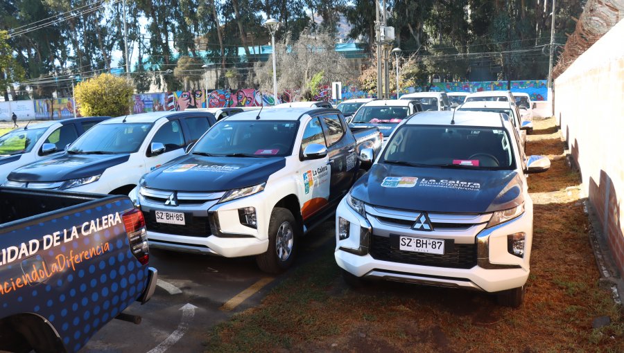 Entregan 17 nuevos vehículos para que el Municipio de La Calera atienda diversos requerimientos