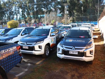 Entregan 17 nuevos vehículos para que el Municipio de La Calera atienda diversos requerimientos