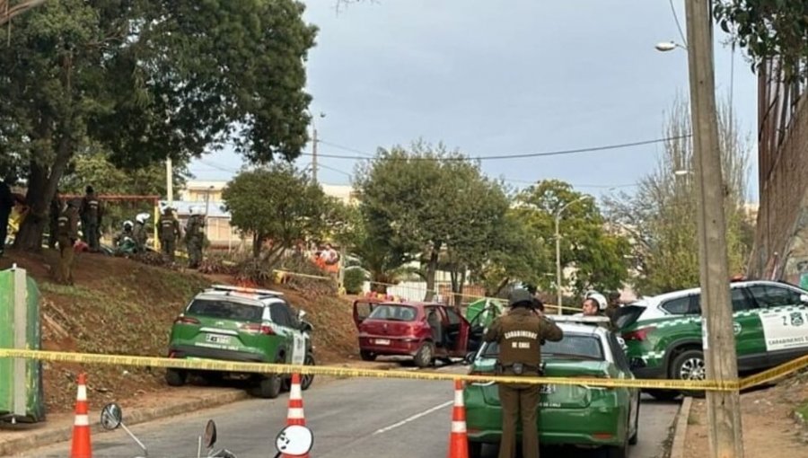 Operativo de Carabineros termina con un fallecido y un detenido en la parte alta de Viña del Mar