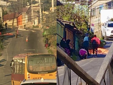 Adolescente de 14 años falleció tras ser atropellado por un microbús en el cerro Cordillera de Valparaíso: chofer se dio a la fuga