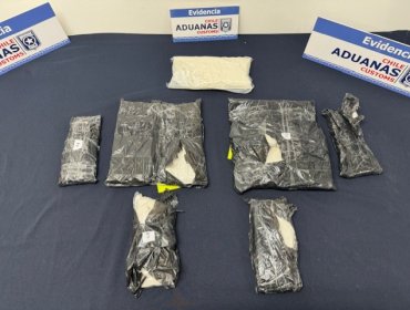 Dos extranjeros son detenidos al intentar ingresar 3,6 kilos de ketamina a Los Andes