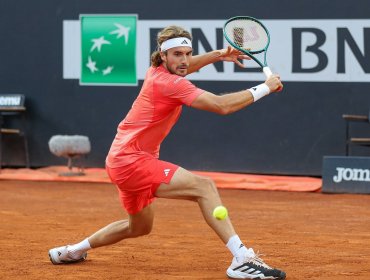 Stefanos Tsitsipas será el rival de Nicolás Jarry en cuartos de final del Masters 1.000 de Roma