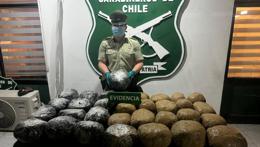 Decomiso de cargamento de marihuana deja un detenido en Pozo Almonte: Otros dos sujetos escaparon en medio de la pampa