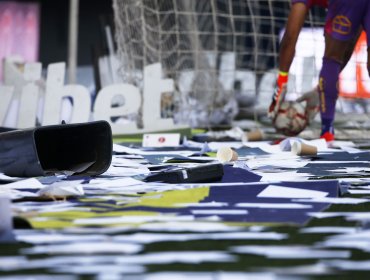 Audax Italiano arriesga millonaria multa por incidentes de hinchas albos en Estadio Bicentenario de La Florida