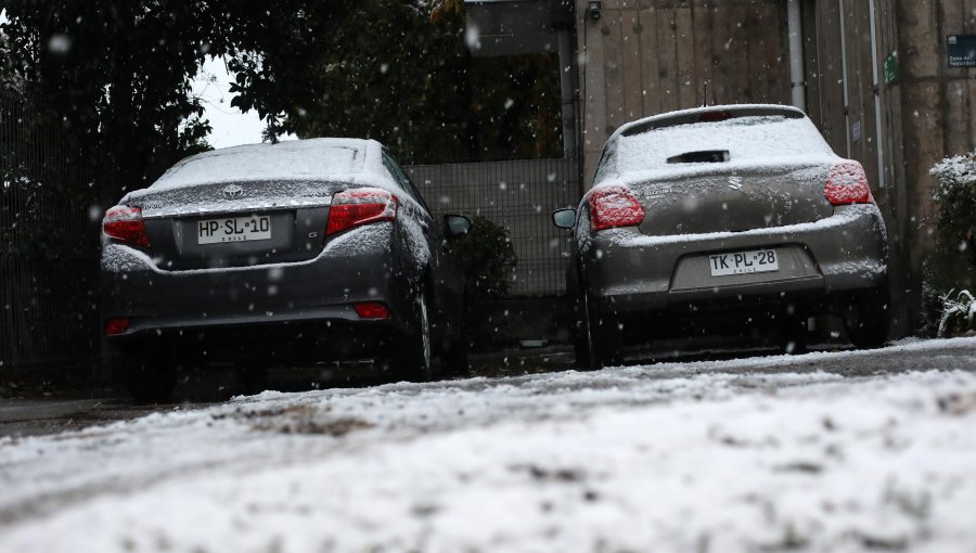 Sistema frontal frío traerá nevadas en la Región Metropolitana y en O’Higgins