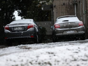 Sistema frontal frío traerá nevadas en la Región Metropolitana y en O’Higgins