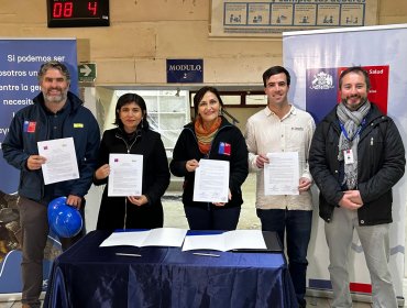 Firman convenio para habilitar el primer Centro Comunitario de Salud Mental en Quilpué