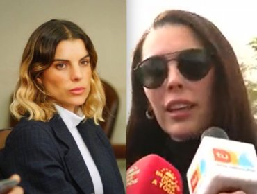 Daniela Aránguiz llega hasta el Centro de Justicia en inicio del juicio con Maite Orsini: “Esto es un ataque de celos de la diputada”