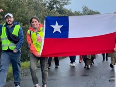 Madre de Tomás Ross recorrerá este miércoles los últimos 20 kilómetros de su caminata para llegar a La Moneda