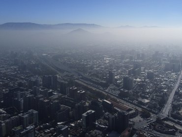 Por mala ventilación, decretan tercera alerta ambiental del año para este jueves en la Región Metropolitana