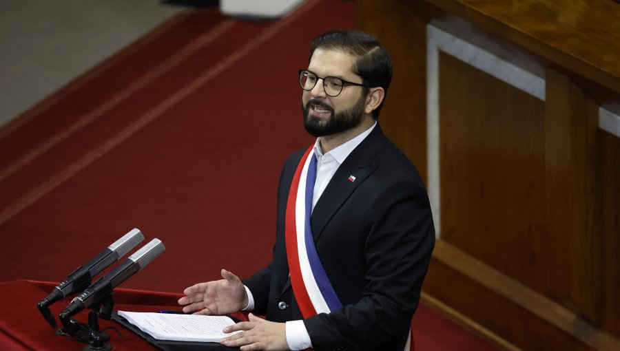 Presidente Boric adelanta Cuenta Pública: Compromete "más seguridad para las familias, apoyo económico, mayor protección social"