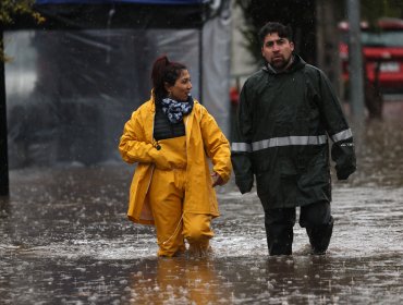 Emiten alerta por fuertes precipitaciones para tres regiones de la zona central del país